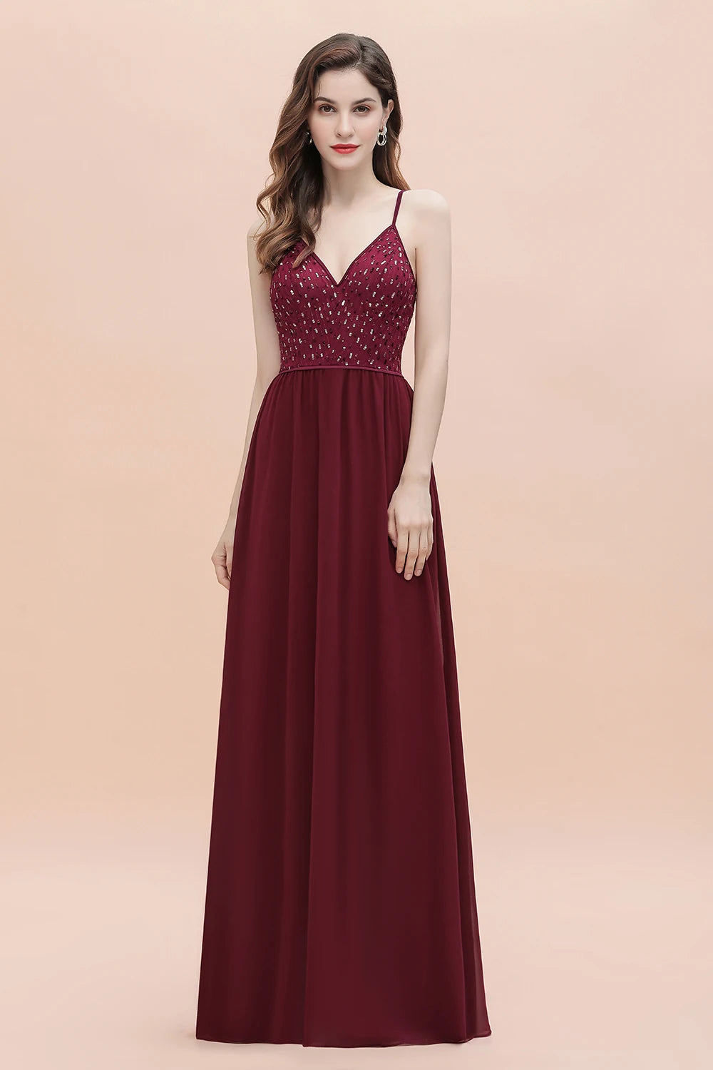 Robe demoiselle d honneur bordeaux