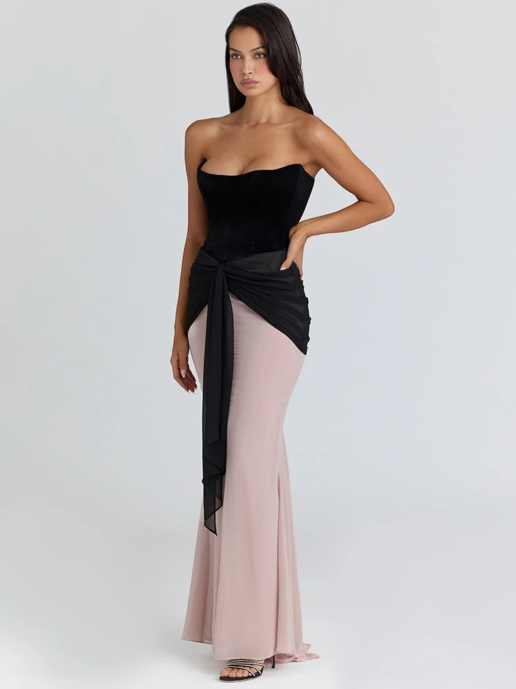 Robe cocktail corset
