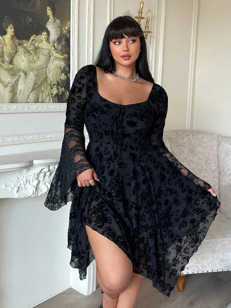 Robe gothique grande taille