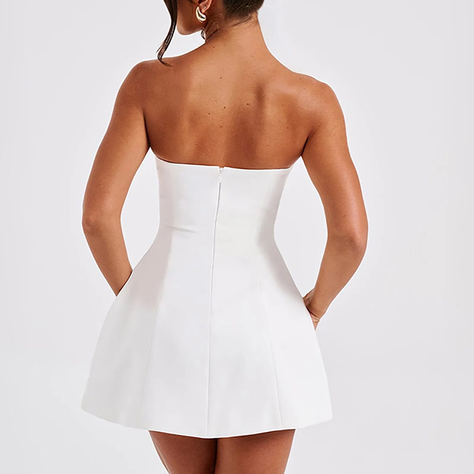 Robe bustier courte