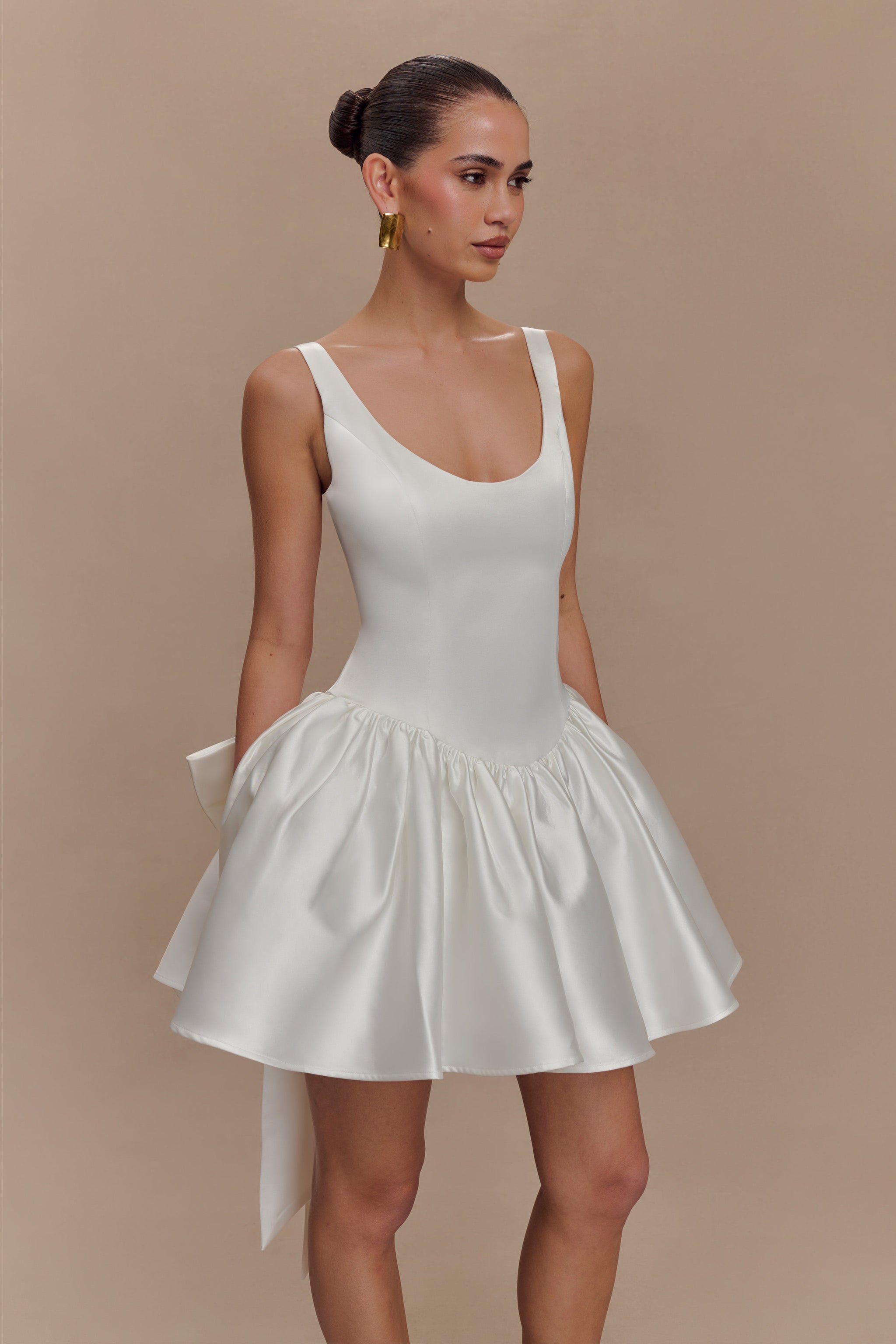 Robe patineuse blanche