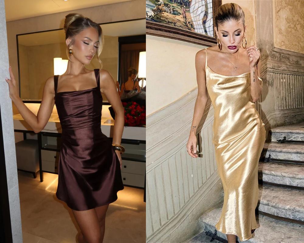 Comment porter une robe satin ?