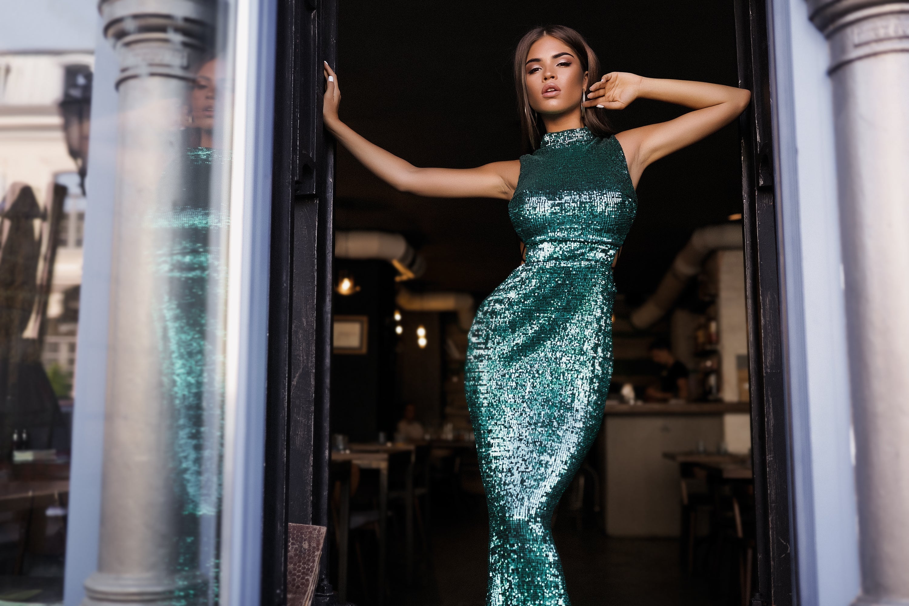 robe sequin