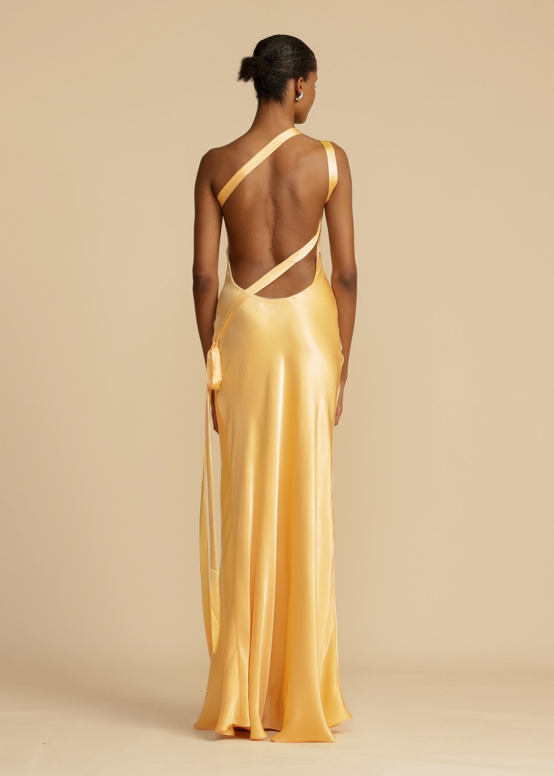 Robe jaune demoiselle d'honneur