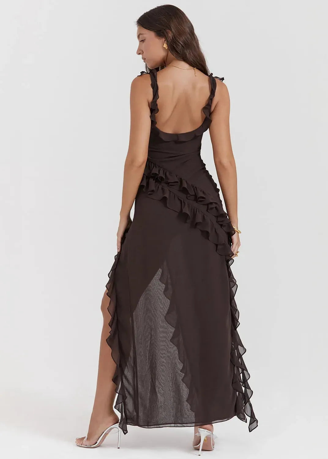Robe à volants
