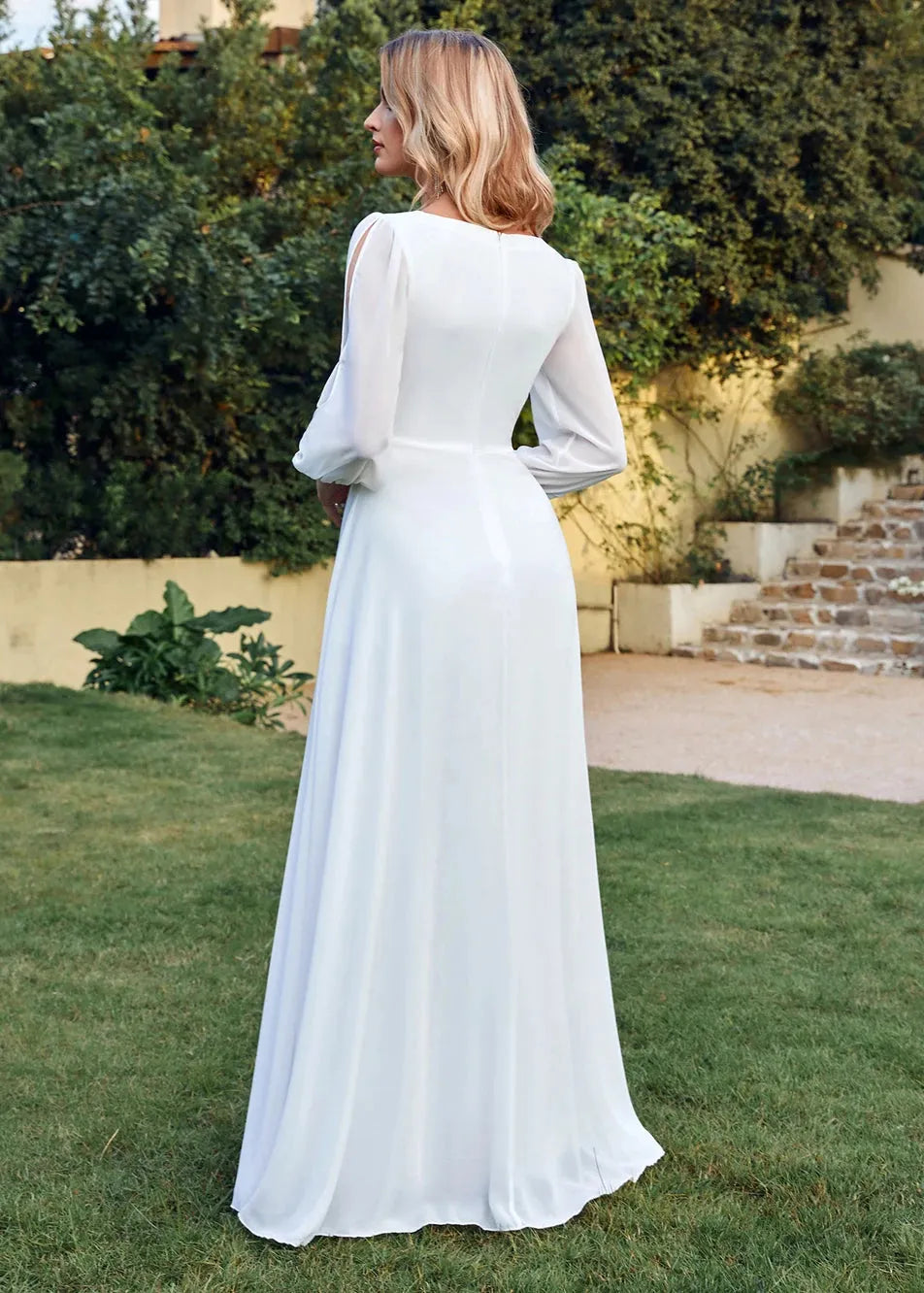 Robe blanche pour ceremonie