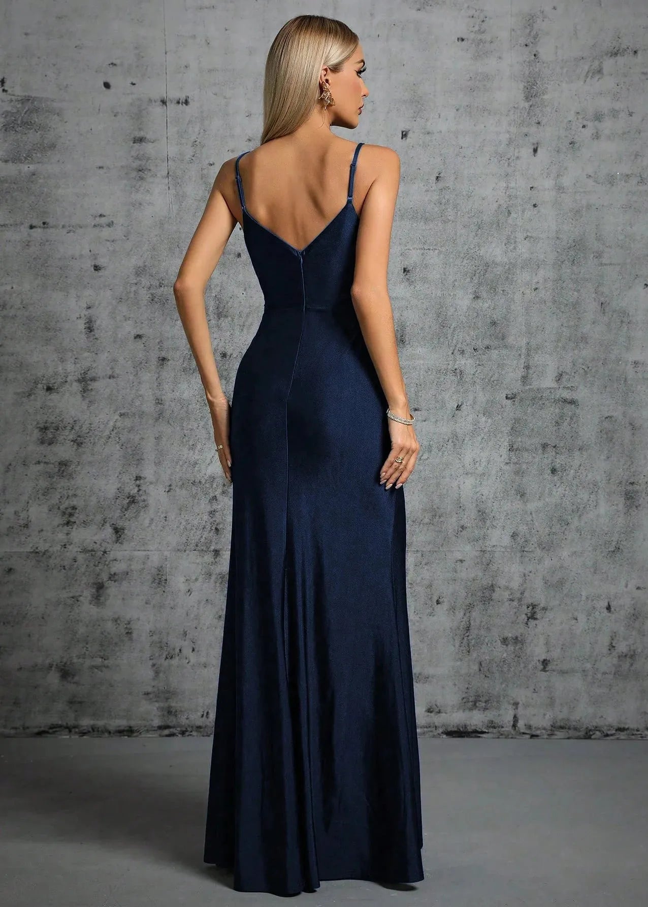 Robe bleu nuit pour mariage