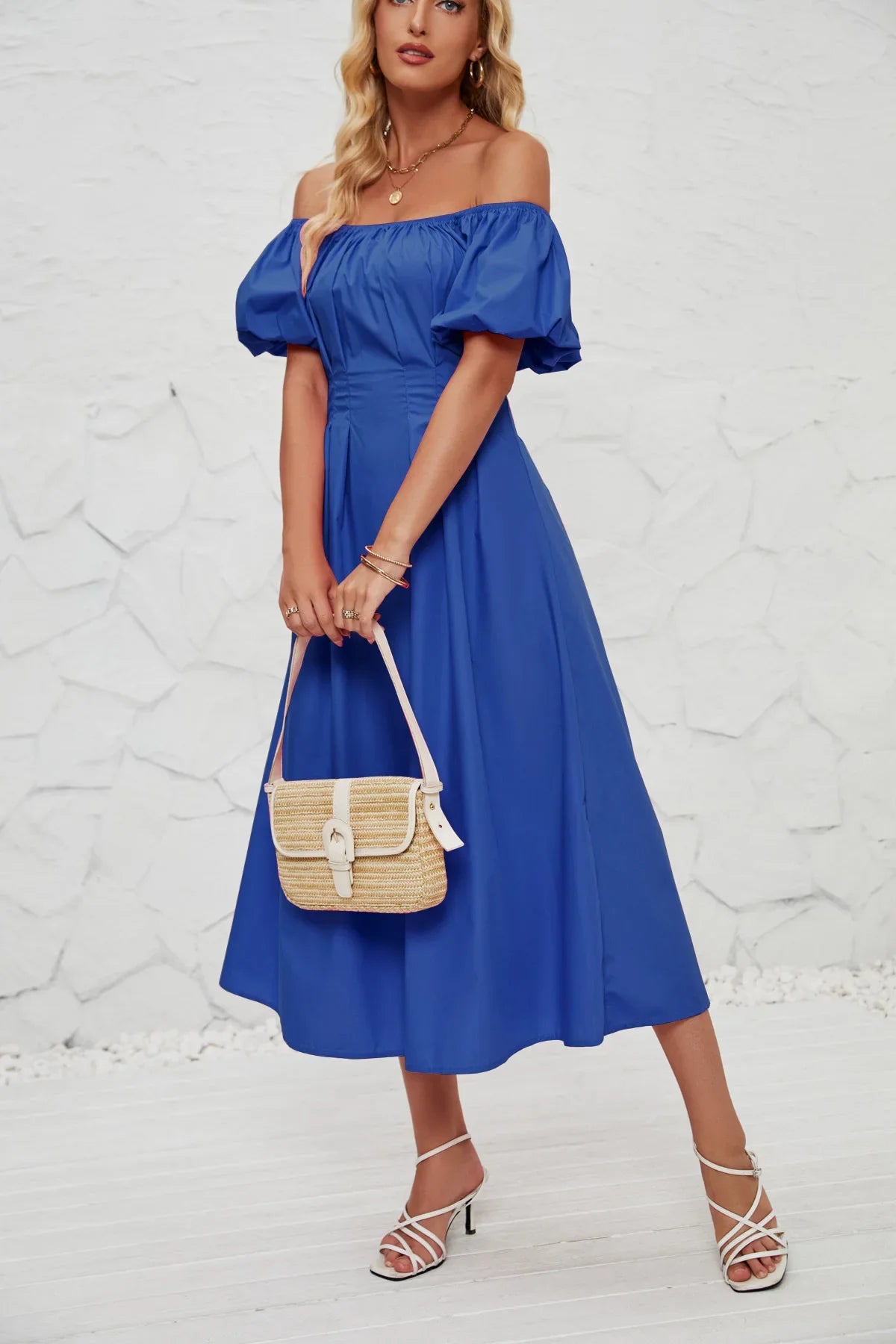 Robe bleu royal