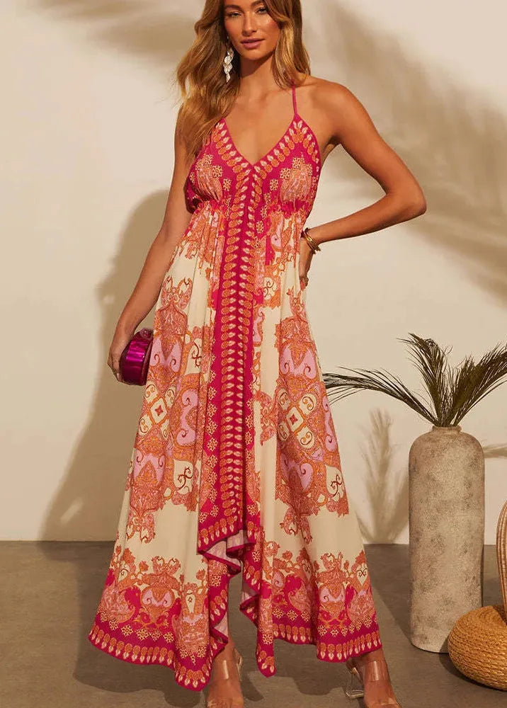 Robe bohème mariage invité-Robe Parfaite