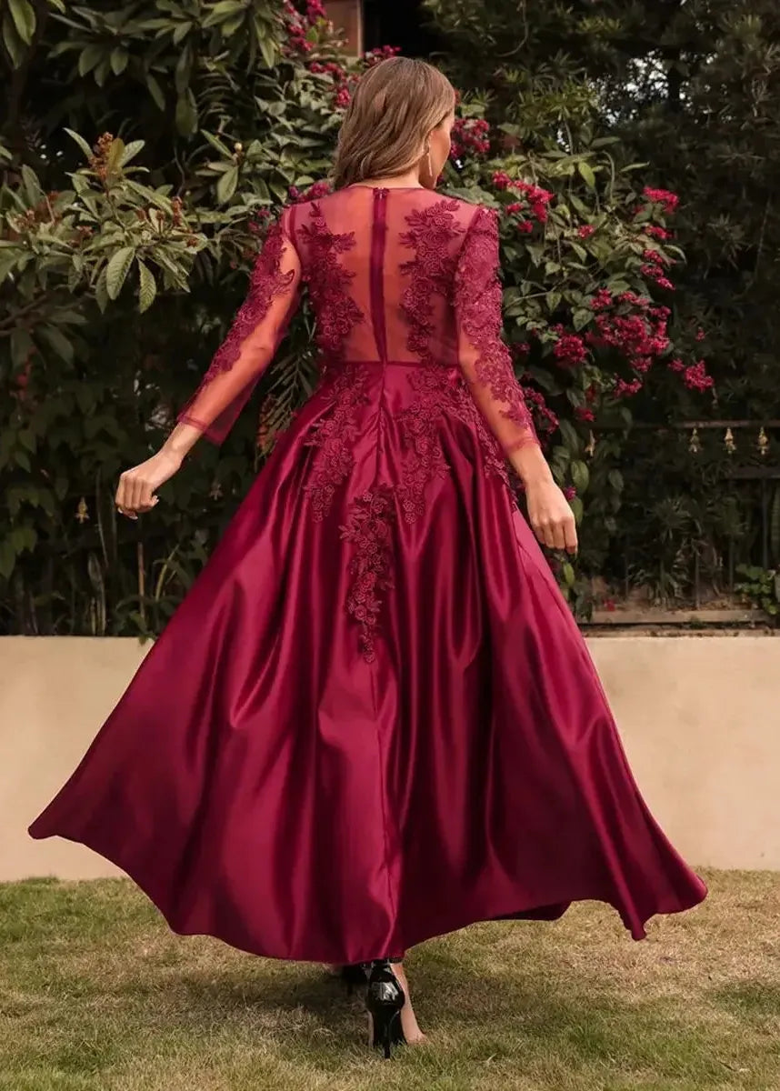 Robe de bal rouge