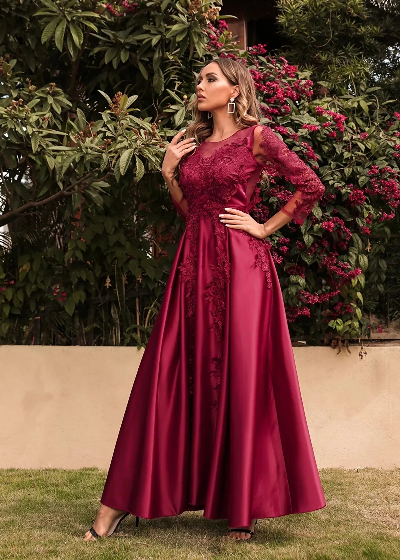 Robe de bal rouge