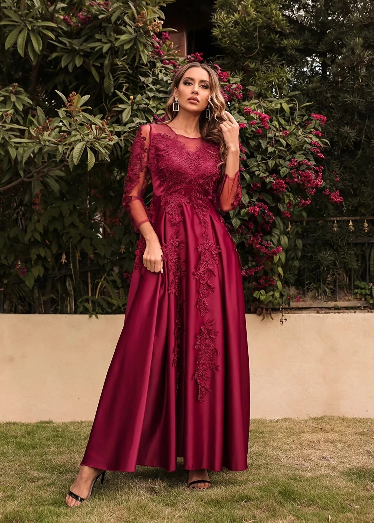 Robe de bal rouge