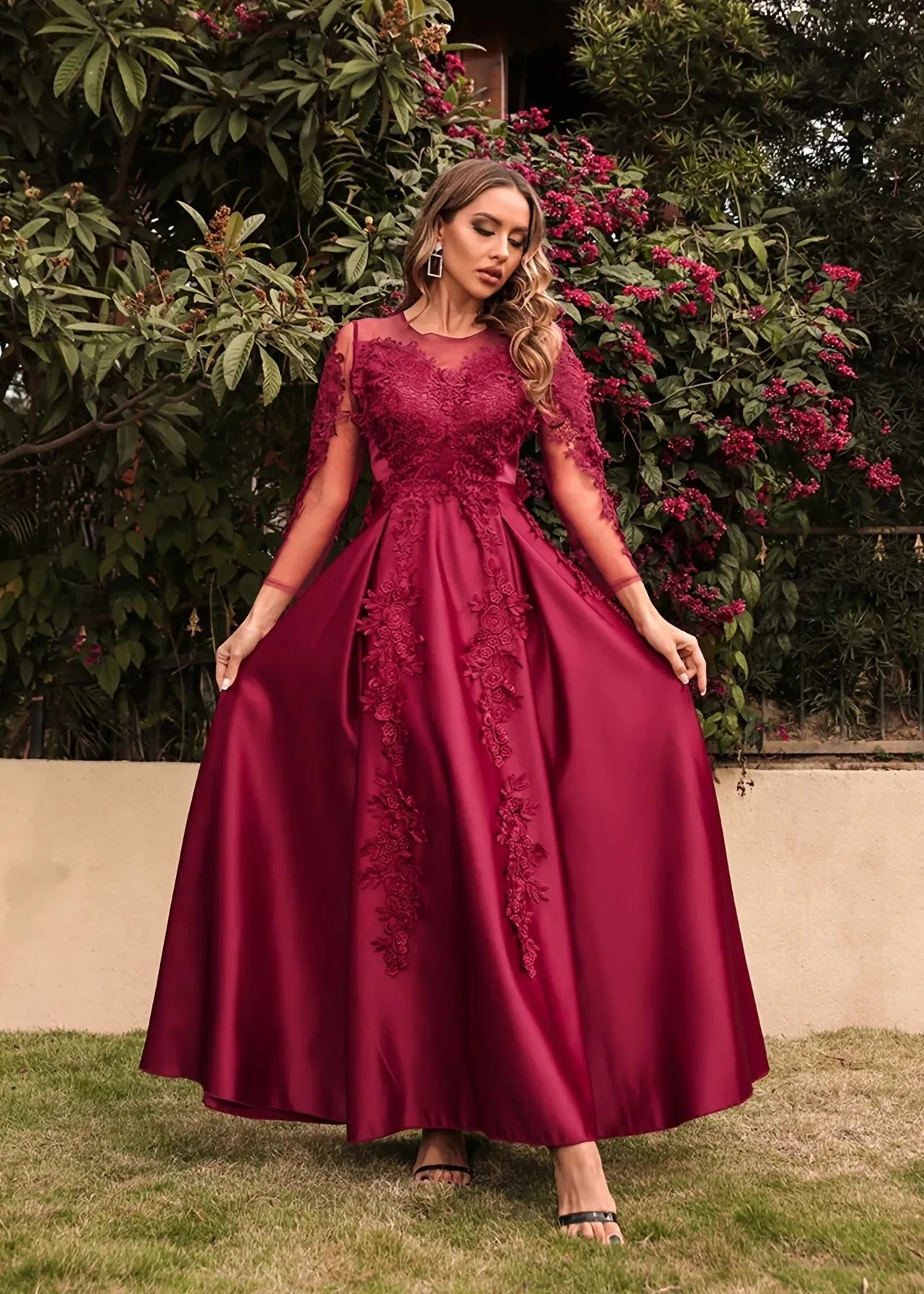 Robe de bal rouge