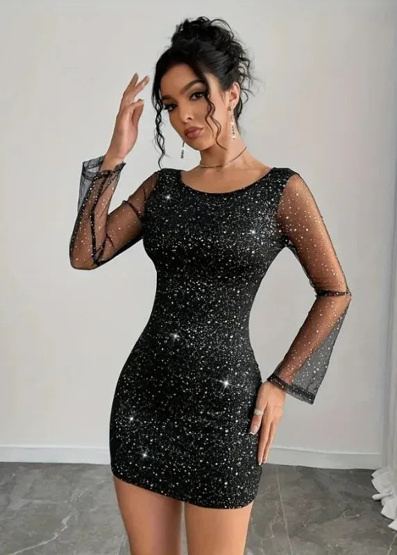 Robe de soirée en paillette