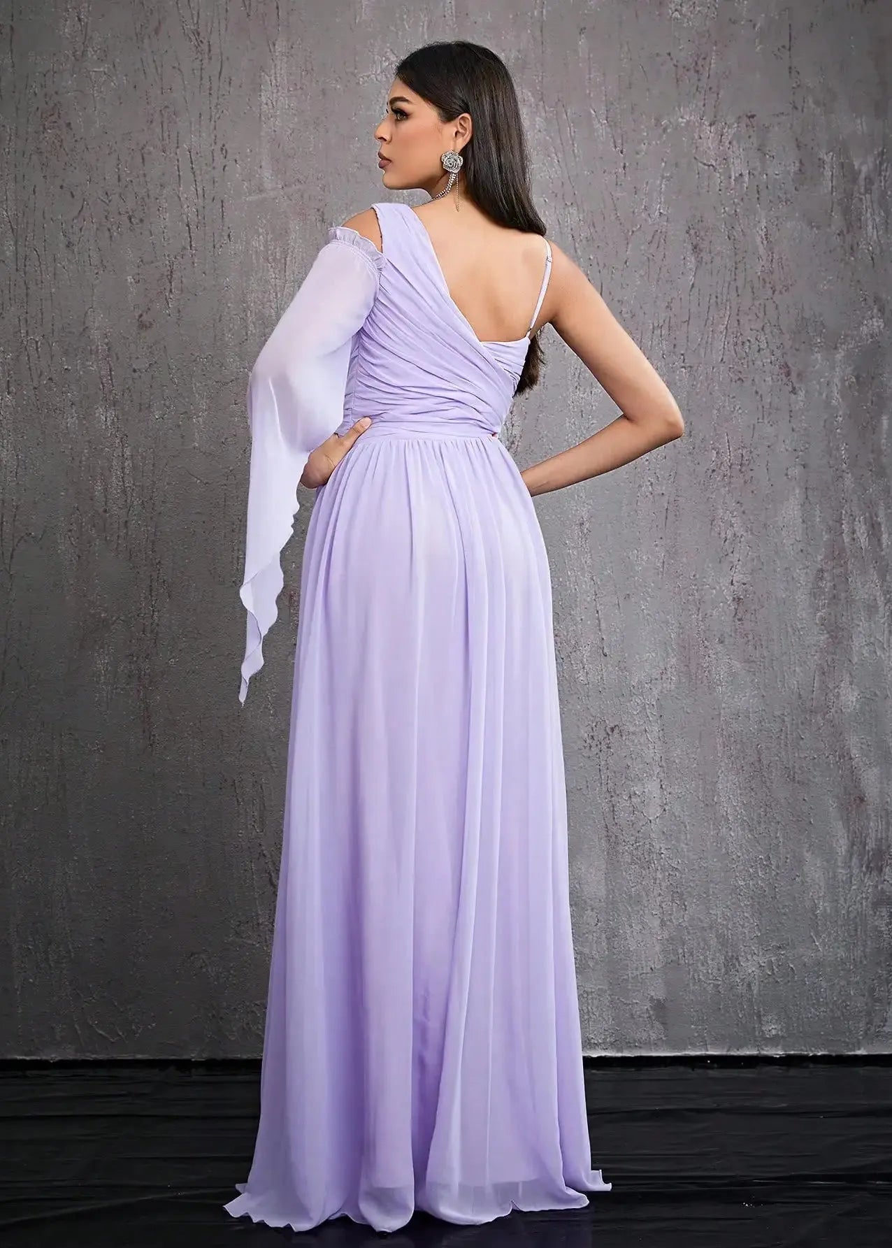 Robe demoiselle d'honneur lila