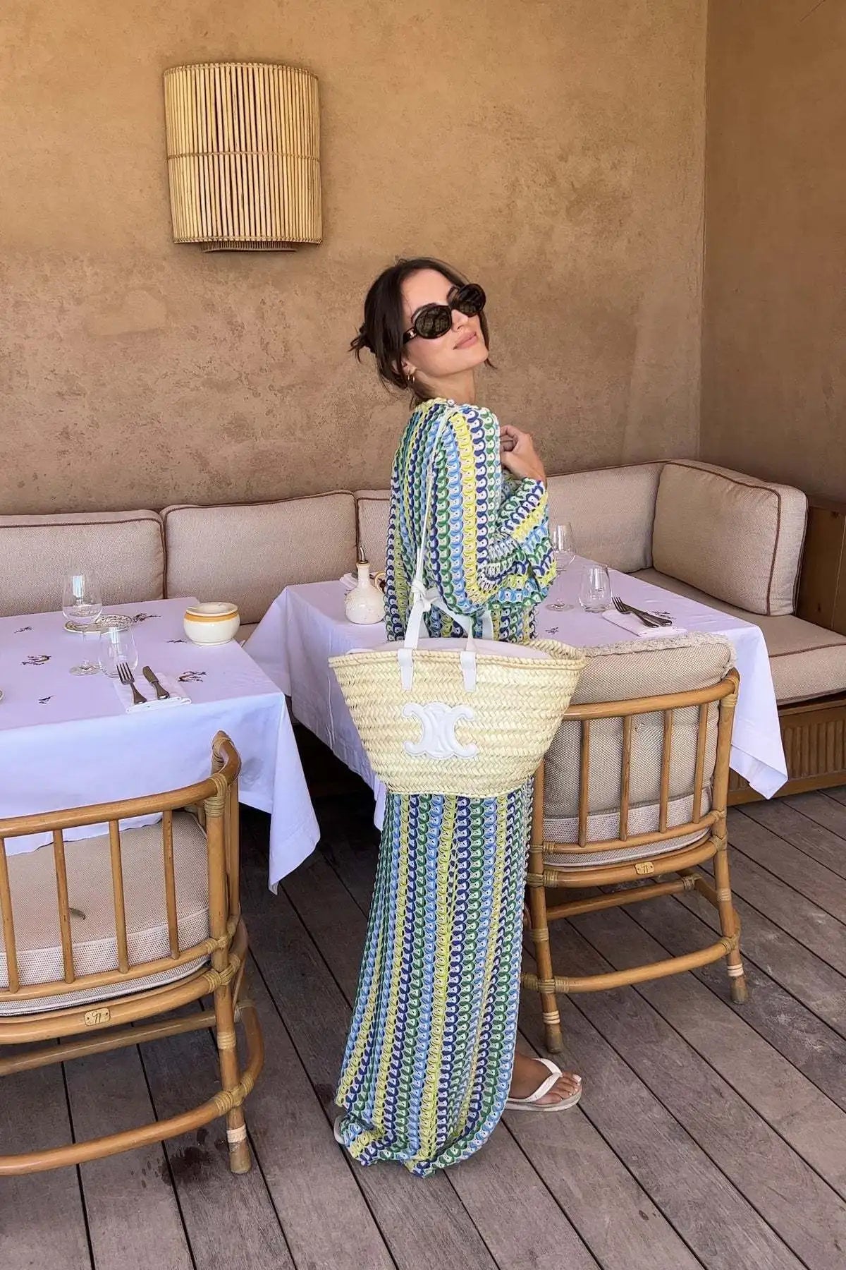 Robe longue en crochet-Robe Parfaite