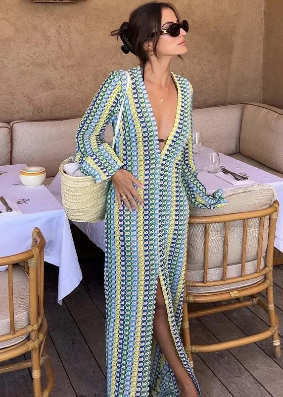 Robe longue en crochet-Robe Parfaite