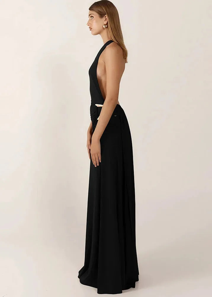 Robe de soirée dos nu longue
