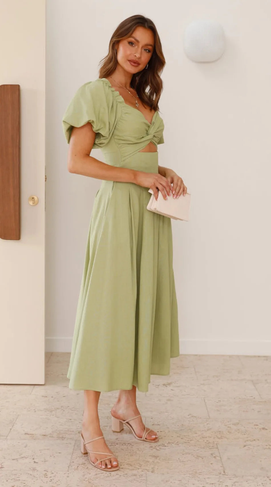 Robe demoiselle d'honneur à poches