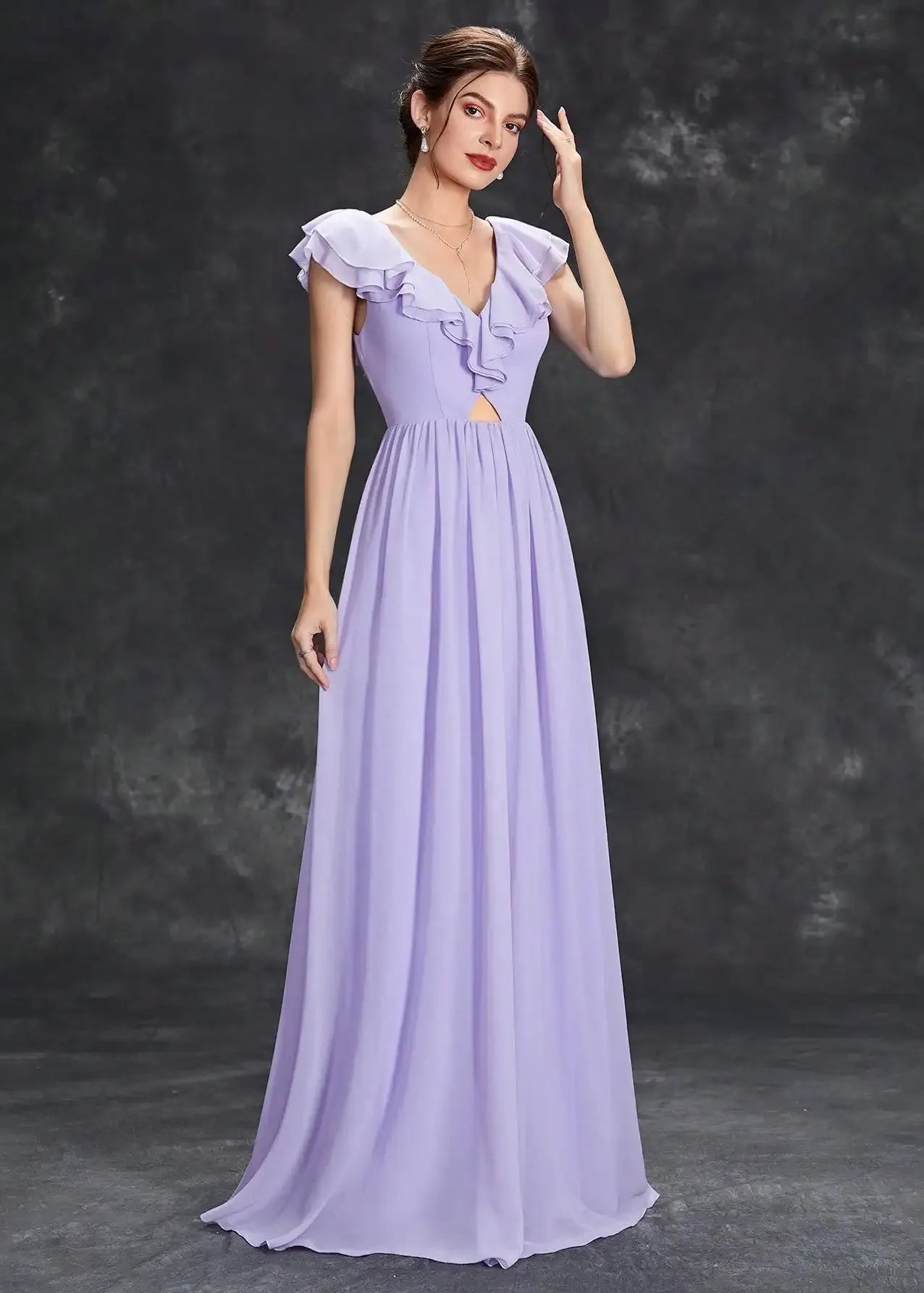 Robe demoiselle d'honneur lavande