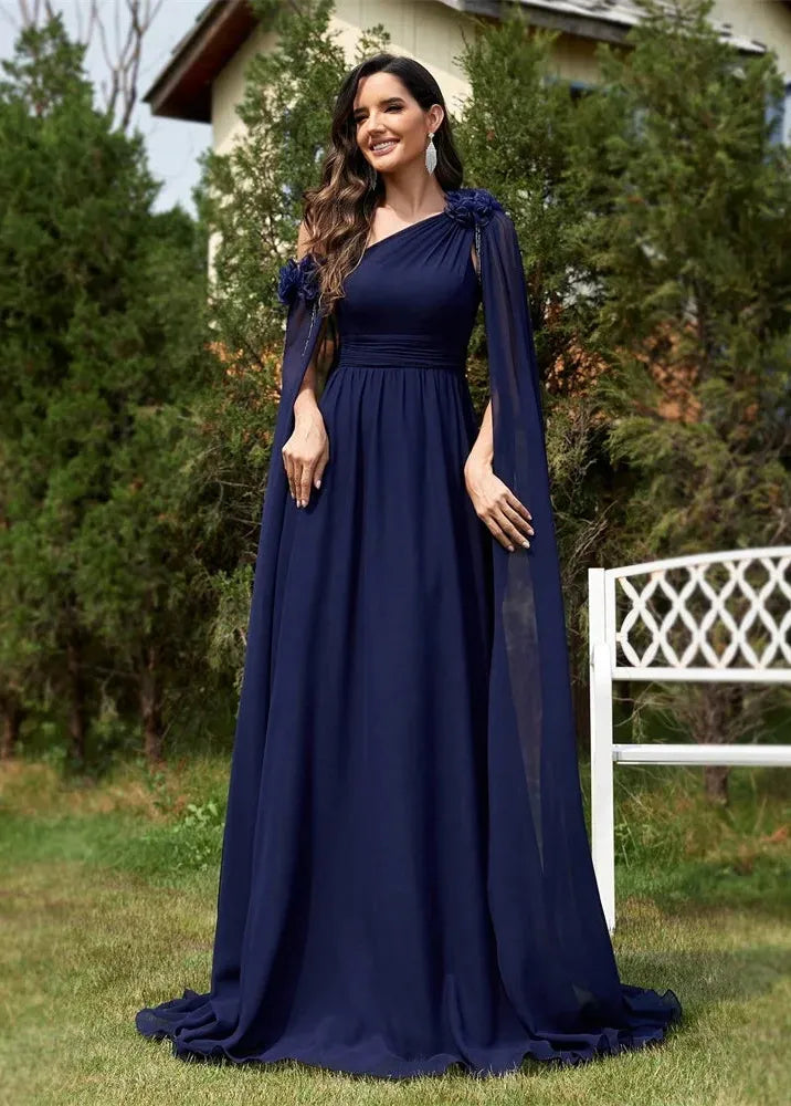 Robe cérémonie bleu nuit
