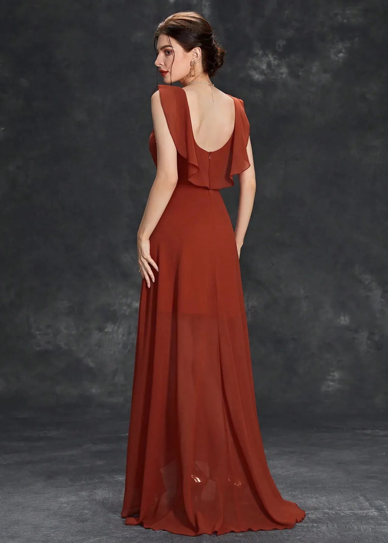 Robe demoiselle d'honneur fluide