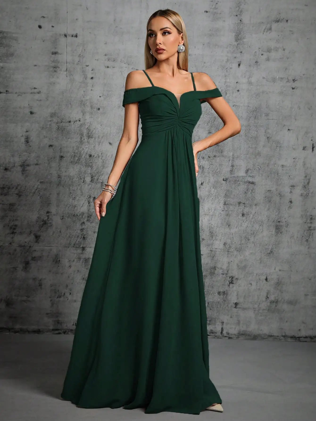 Robe vert sapin demoiselle d'honneur
