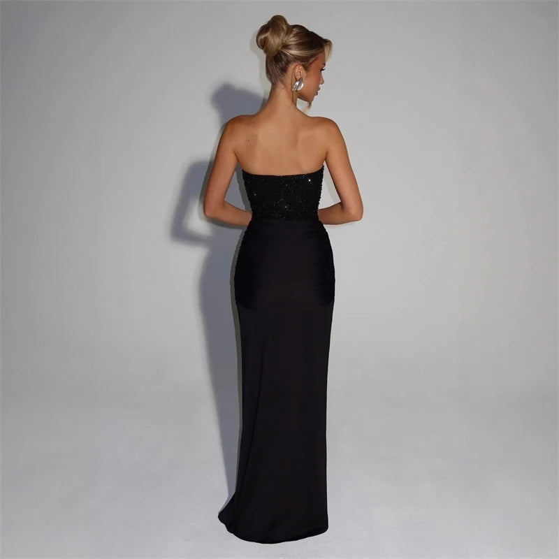 Robe de soirée à paillettes