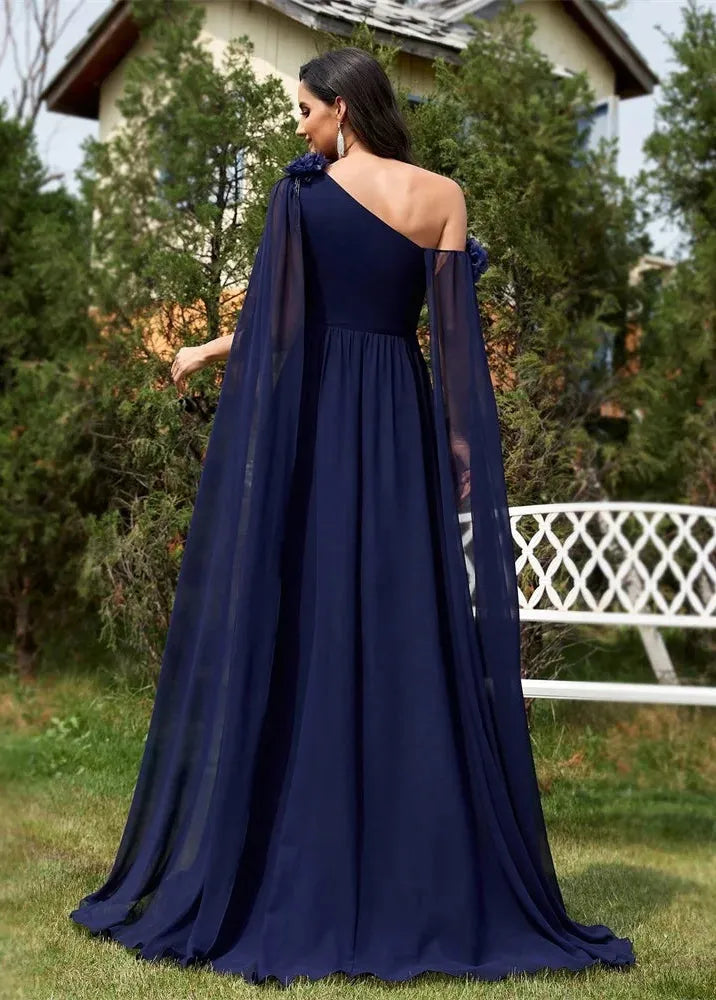 Robe cérémonie bleu nuit