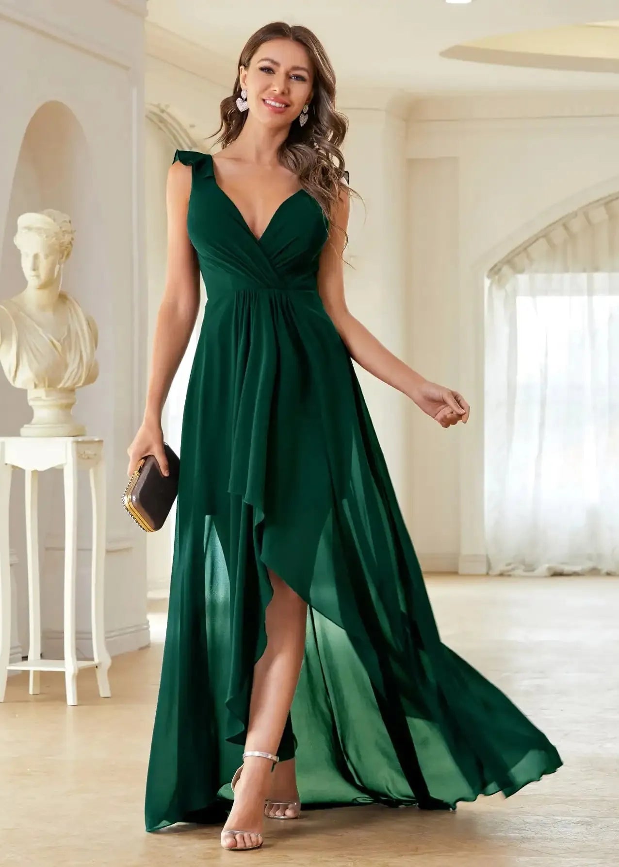 Robe demoiselle d'honneur fluide