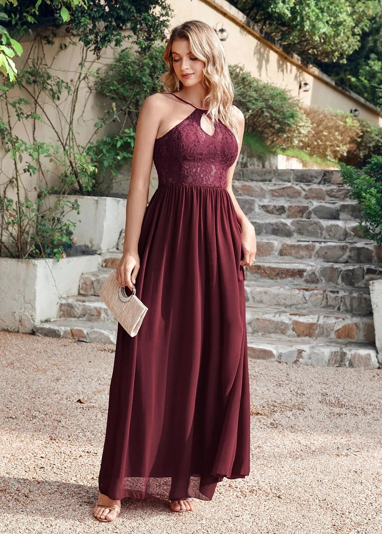 Robe demoiselle d'honneur dentelle