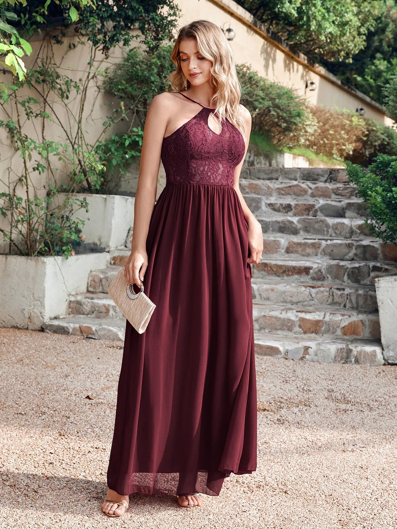 Robe demoiselle d'honneur dentelle