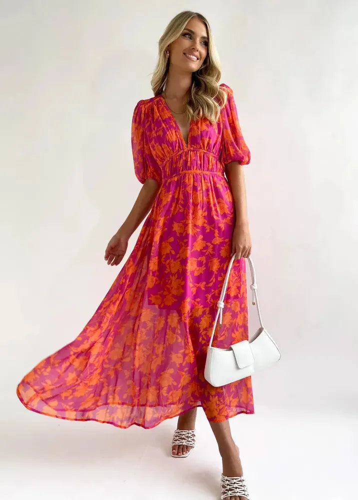 Robe fleurie chic