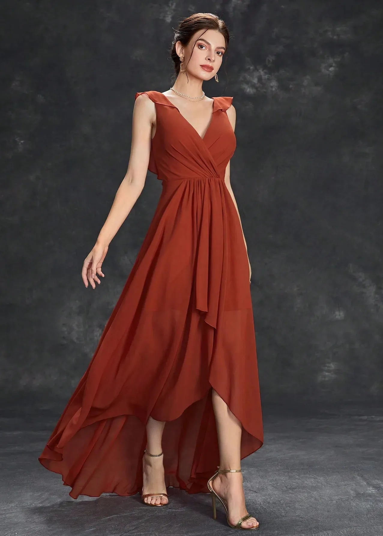 Robe demoiselle d'honneur fluide