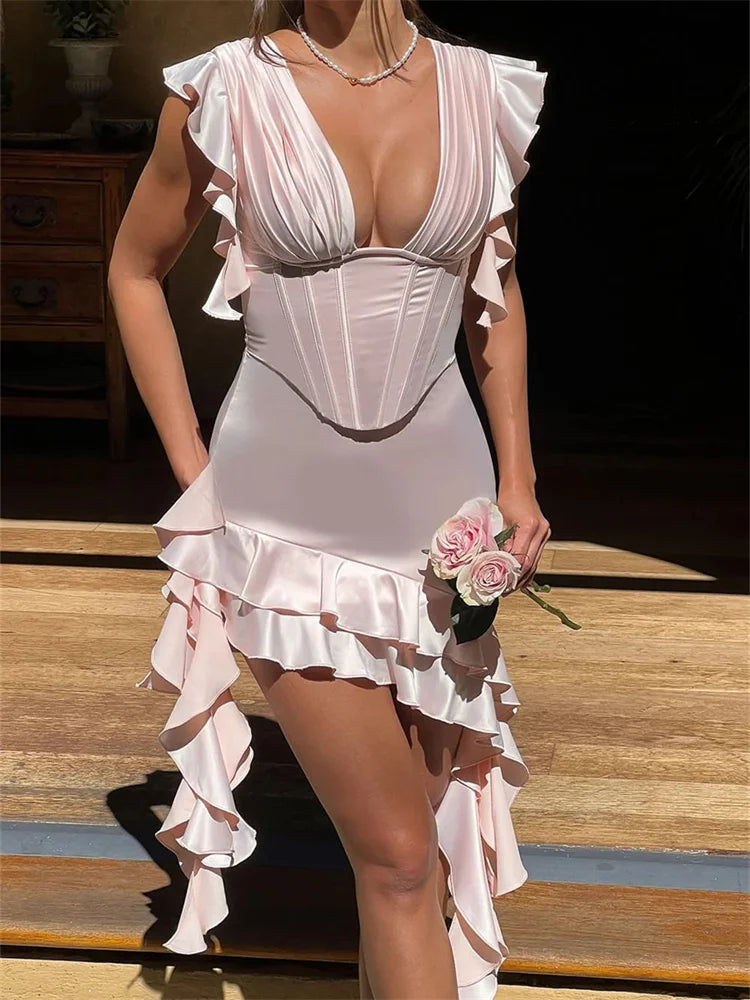 Robe rose sexy