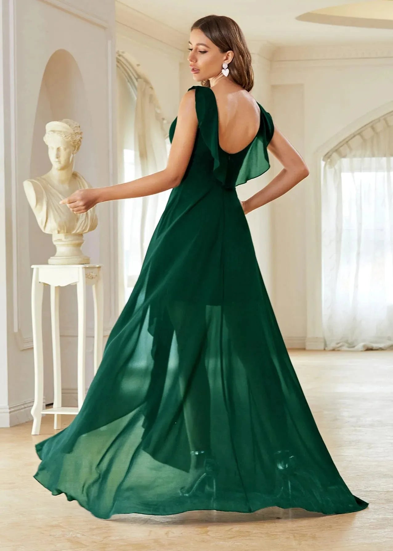 Robe demoiselle d'honneur fluide