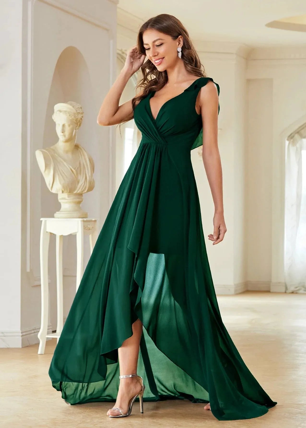 Robe demoiselle d'honneur fluide