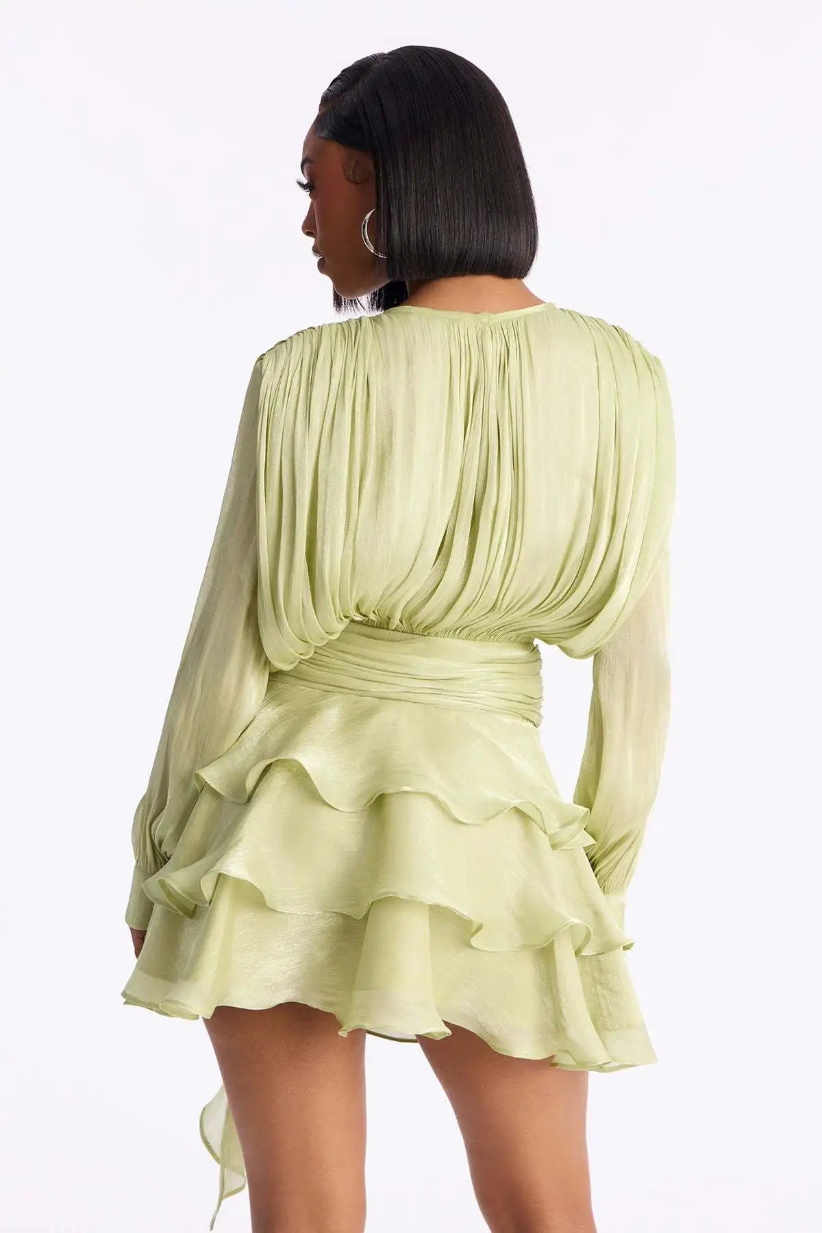 Robe verte chic