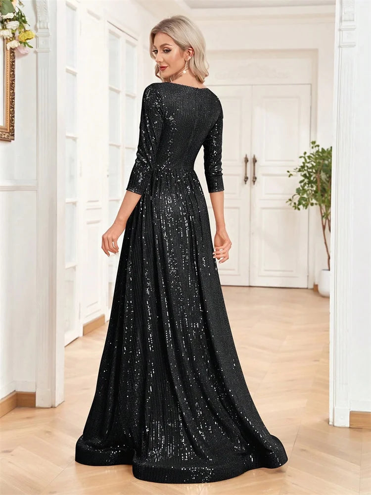 Robe de bal sequin