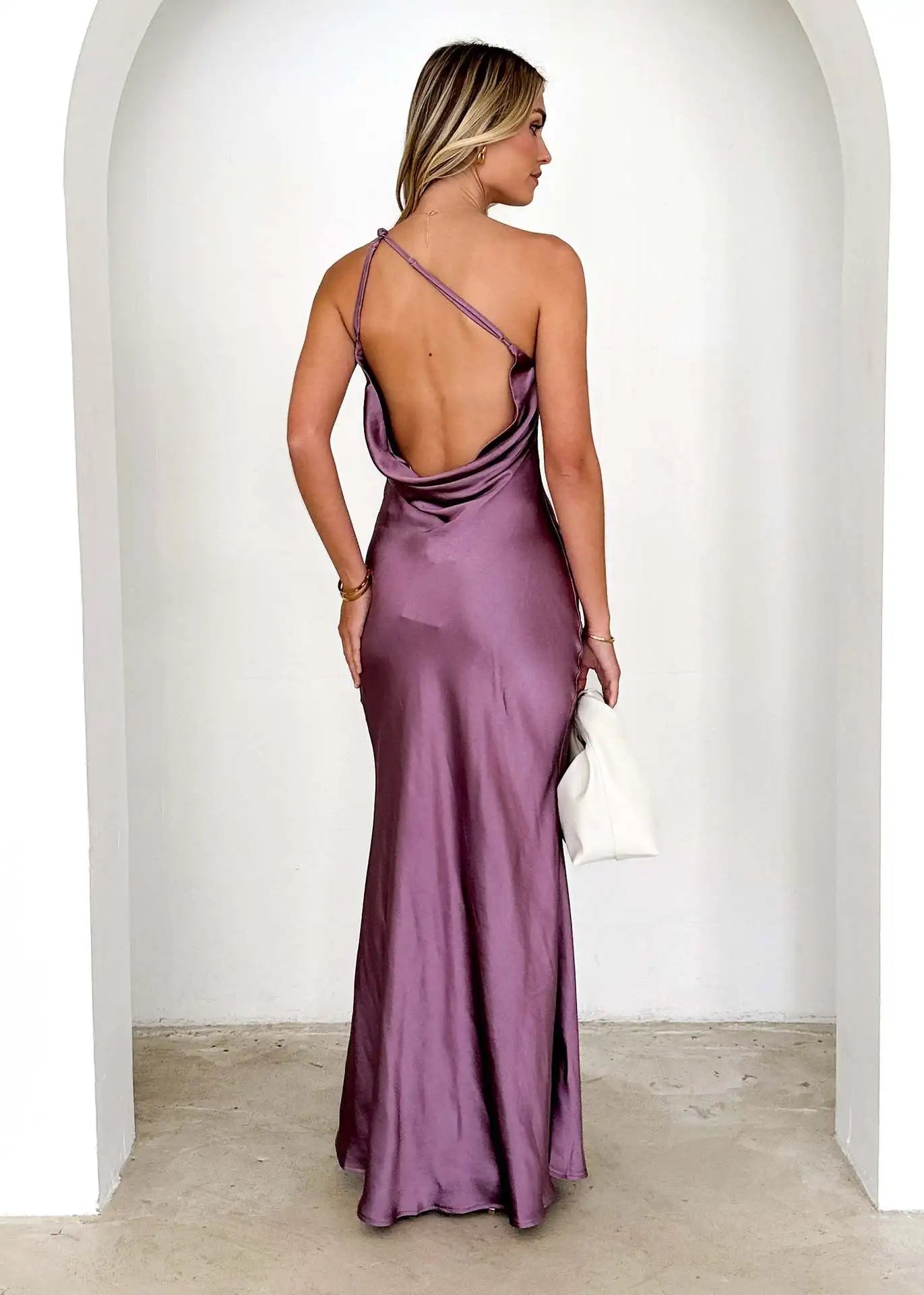 Robe demoiselle d'honneur violet