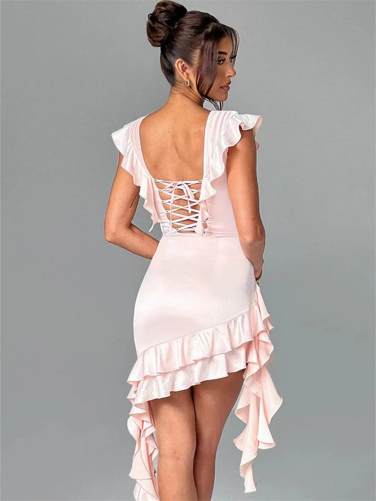 Robe rose sexy