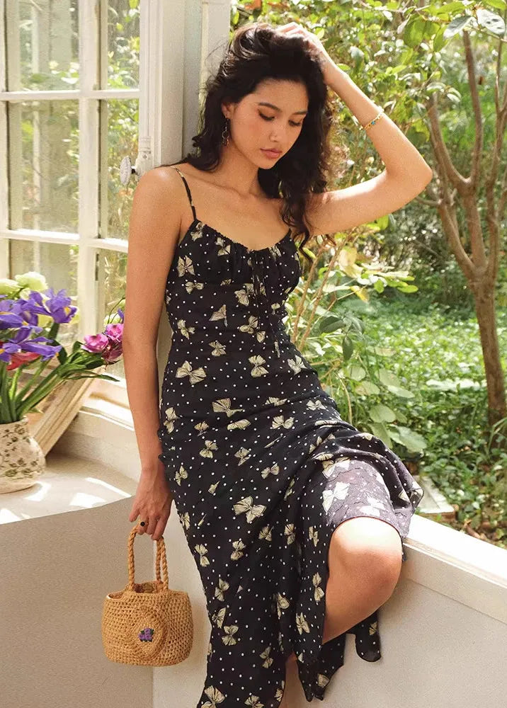 Robe imprimé papillon