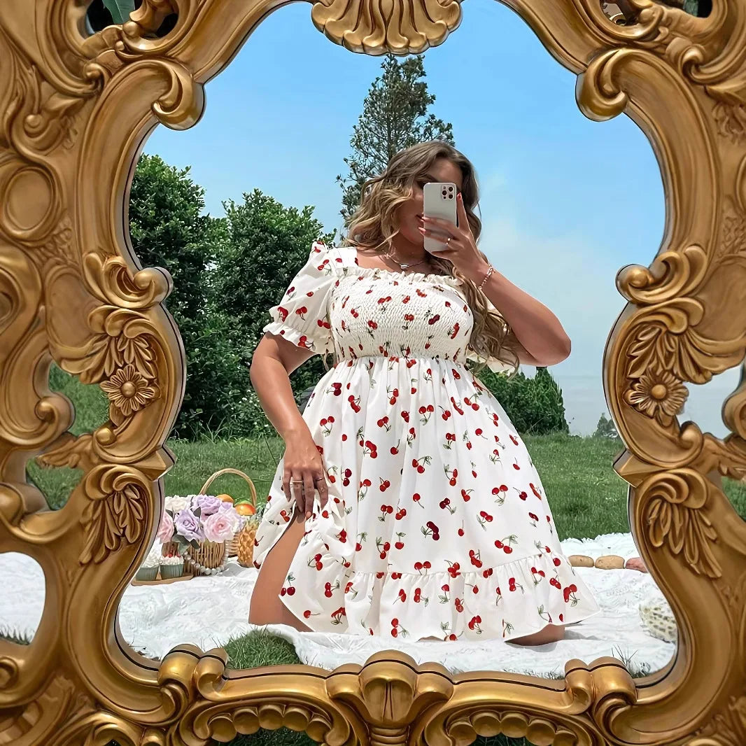 Robe champêtre grande taille