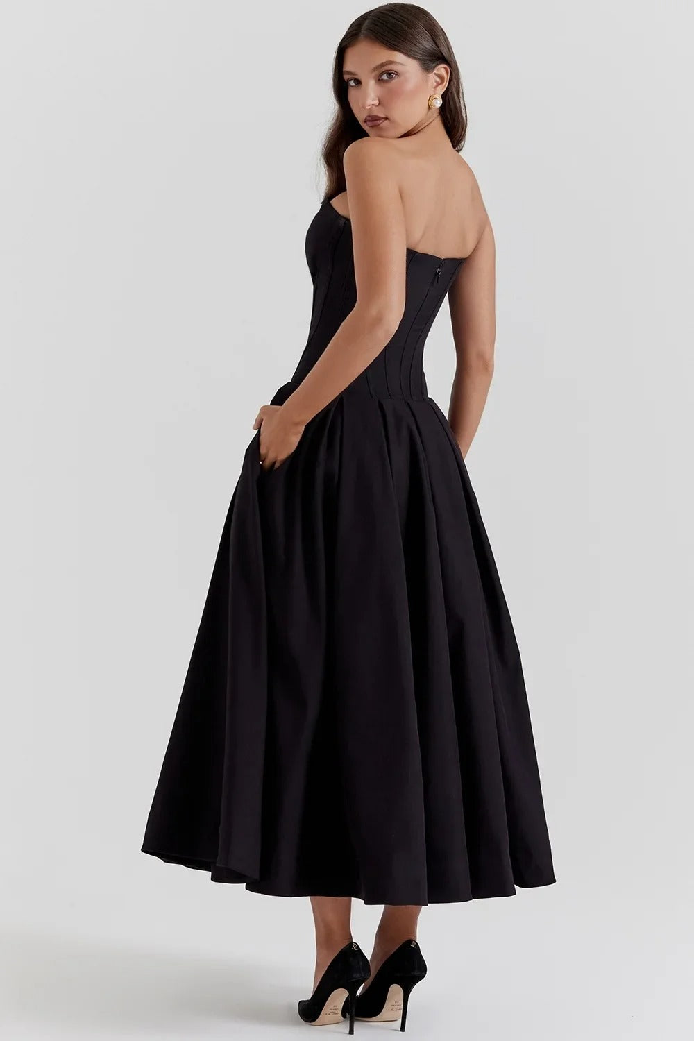Robe bustier longue