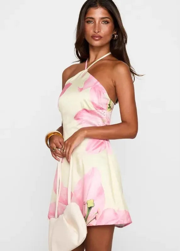 Robe mini fleurie