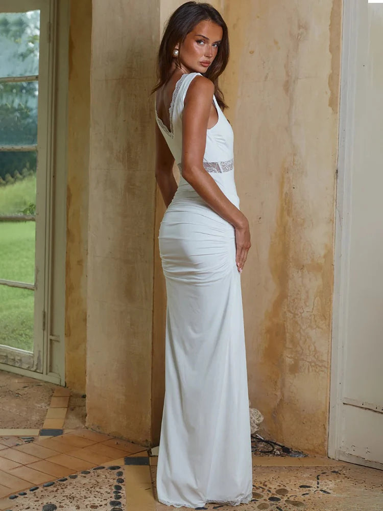 Robe blanche elegante