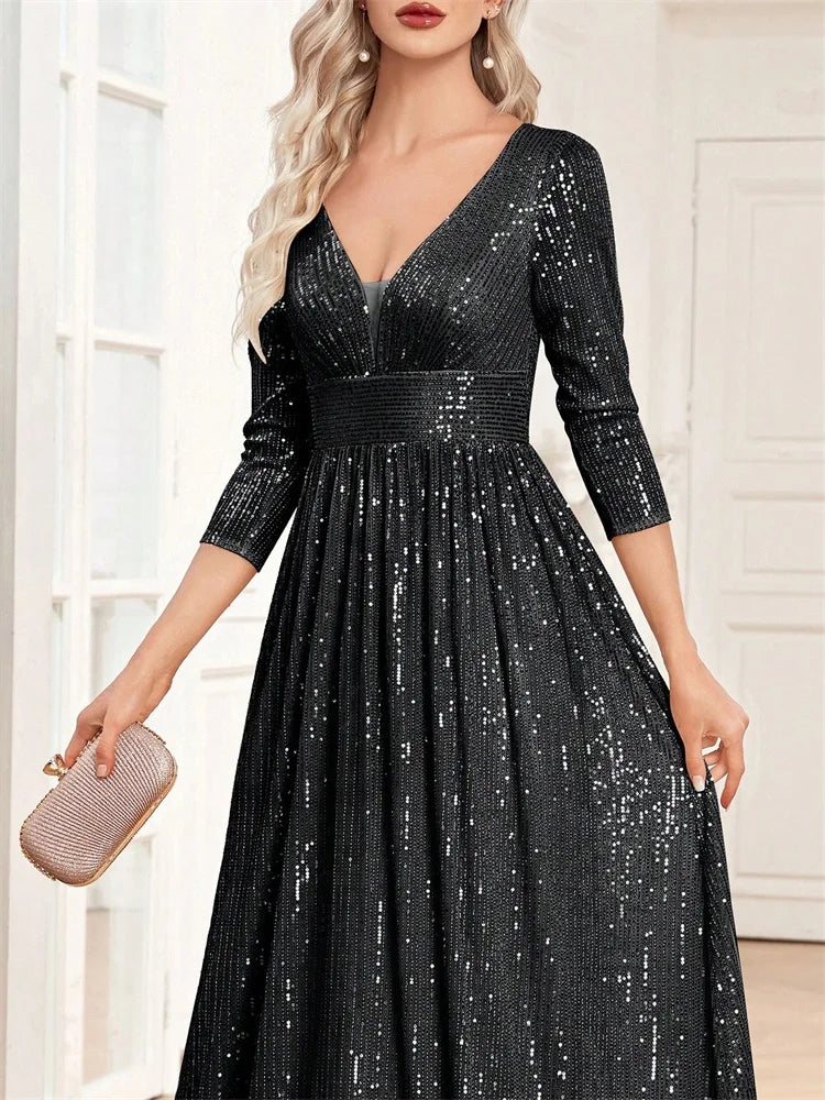 Robe de bal sequin