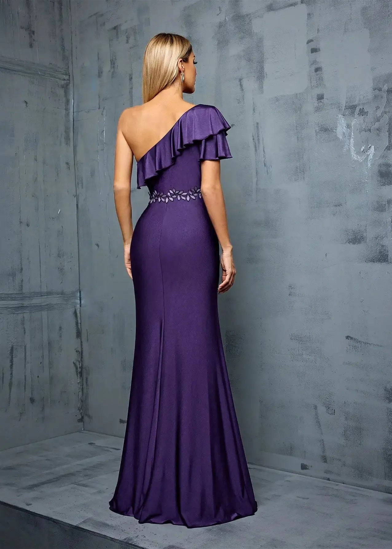 Robe sirène violette
