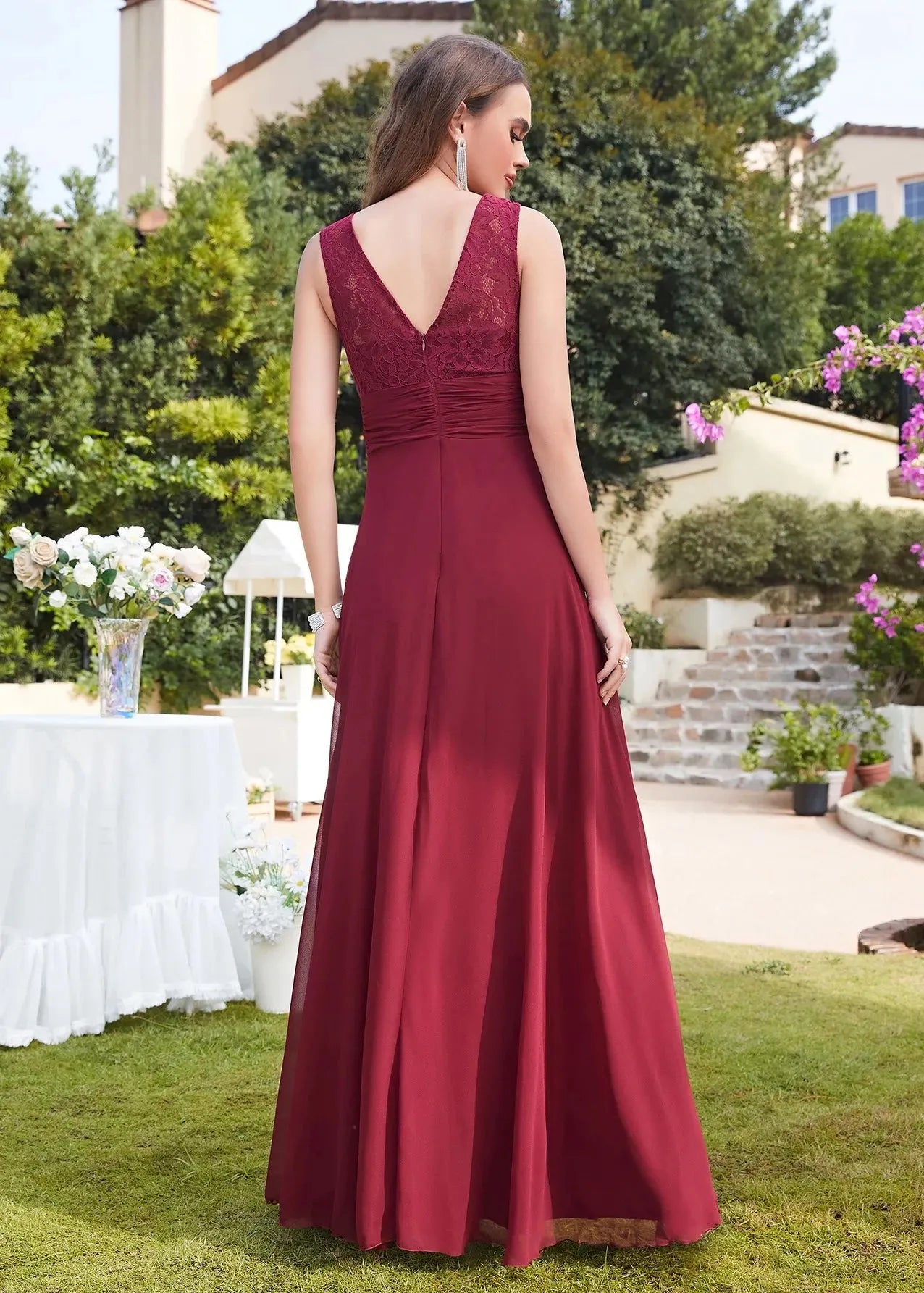 Robe cérémonie rouge
