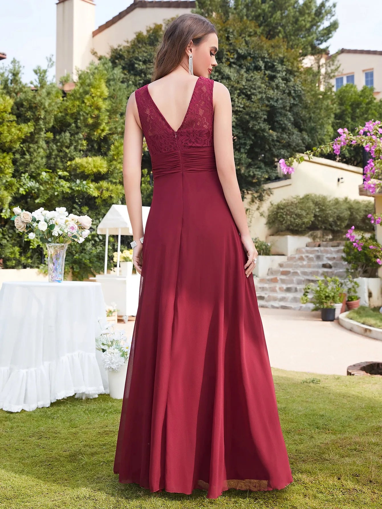 Robe cérémonie rouge